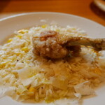 炭火焼き鳥と自然派ワインのお店　Gallo - 青森から軍鶏のリゾット