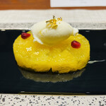 Miura料理店 - ◆甘夏のテリーヌ  ピノーでシャランド風味のヨーグルトのソルべ
