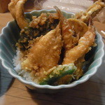 Ginza Kasuga - ランチの上天丼（１１００円）