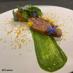 カーサ・デル・チーボ - 稚鰤の瞬間燻製サルサヴェルデ