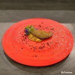 カーサ・デル・チーボ - フカヒレのブルチャーレ 生海胆のソース