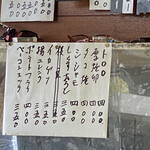 Yagiwa Shiyokudou - メニュー
                        2022/07/12
                        親子丼 350円
                        ラーメン 250円
                        ニンニク無料