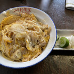 Yagiwa Shiyokudou - 2022/07/12
                        親子丼 350円
                        ラーメン 250円
                        ニンニク無料