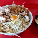 ひたちなか大盛軒 - まぜそば800円+チーズ100円