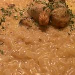 GUMBO&OYSTER BAR 二子玉川ライズ店 - 牡蠣ソテーのリゾット。濃厚で美味しいです！！