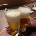 Kushikatsu Nishikawa - お仕事の後はやっぱりビールです！