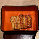 味乃宮川 - 蒲焼定食 ¥3,960 の鰻の蒲焼