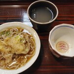 Takaseya - 越前おろしそば三昧のひと皿目に蕎麦だしをぶっかけました（7/12）