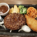 ステーキガスト - ハンバーグ＆白身魚ランチ