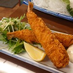 元気な魚屋さん - エビフライ　680円