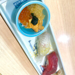 割烹 福源 - 料理写真:寿司（カレイ マグロ）
雲丹いくら御飯