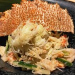 sushimura - 毛蟹の甲羅盛（アップ）