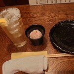 個室隠れ家 名古屋コーチン かけ屋 - ハイボール　ジンビーム418円