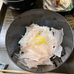 片折 - 卵かけ御飯　濃厚な卵黄で印象深い