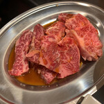 焼肉 裏天王寺安兵衛 - ハラミ二人前