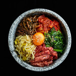 Wagyu beef stone grilled bibimbap