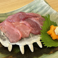 料亭 やまさ旅館 - 刺身(胸肉と首肉)