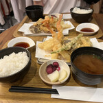 天ぷら酒場 NAKASHO - 天ぷらランチ×2
