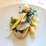 ヴィラ・アイーダ - お魚　　鰆　大根　黒大根　野草