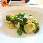 ヴィラ・アイーダ - パスタ　　オレキエッテ　チーマディラパ　大根菜花