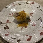 旬華 なか村 - 揚げピータンのからすみがけ