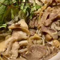 赤坂あじさい - 出汁を取った後の親鳥の鶏チャーシュー