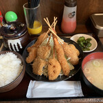 Kushidoragon - 串揚げ定食
