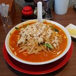 濃厚鶏白湯タンメン まつ井 - 辛味噌タンメン（激辛）