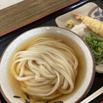 丸池製麺所 - かけうどん(小)つめたい400円