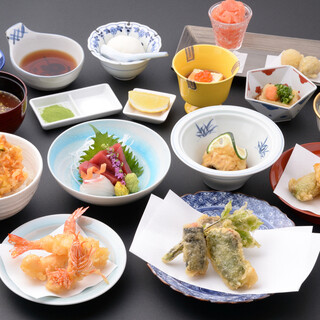 Fried by highly trained craftsmen ◆ Kaiseki dinner made with carefully selected ingredients