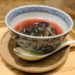 齋華 - ◆フカヒレとひゆ菜のスープ