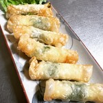 居酒屋いきなり - チーズのしそ揚げ