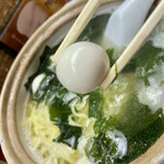 かつら - 煮込みラーメン(塩味)@990円
