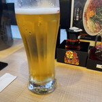 GYOZA OHSHO - ちょっと飲んじゃった生ビール（2杯目）