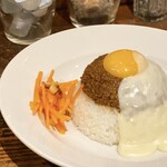 ニュー風知空知 - ハーフチーズキーマカレー