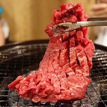 焼肉ホルモンまるよし精肉店 - 花咲カイノミステーキ(1,648円)