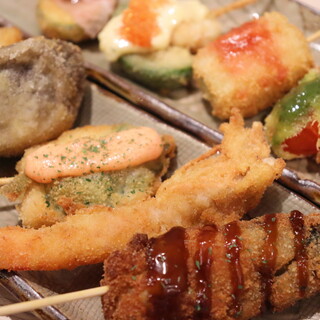 【当店名物】こだわりの創作串揚げ◎