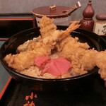 小諸そば - 穴子海老天丼