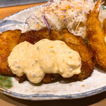 やよい軒 - チキン南蛮とエビフライ