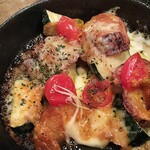 山芋の多い料理店 川崎 - 長芋とズッキーニみそチーズ焼き