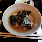 山玄茶 - 招福楼に通っていた人は絶対好きな鰻の佃煮。もちろん出してくださいました。