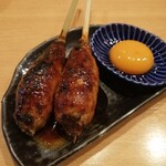 炭火焼鳥 串善 - つくね♪