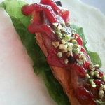 中国料理 「チャイナブルー」 - ダック～乾燥?!ﾊﾟｲﾅｯﾌﾟﾙも入っています！