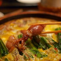 高瀬 - 初物ホタルイカとほうれん草の卵とじ