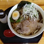 ラーメン さくら - 特製黒さくらラーメン(麺W)