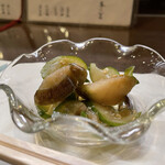 家庭料理 椿 - 茄子と瓜？の和え物