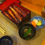 町田 うなぎ流木 - 上うな重、関西風地焼