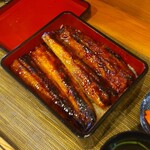 町田 うなぎ流木 - 上うな重、関西風地焼