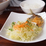 Suzuki Shokudou - ラーメンとアジフライ定食