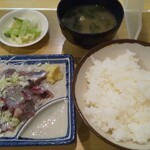 Miyoshi - 刺身定食（イワシのタタキ）